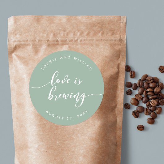 リラックスScript Love is Brewingカスタム System Color結婚's ラウンドシール