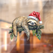 リラックスSloth with a Christmas hat 1 ウィンドウサイン (シート2)