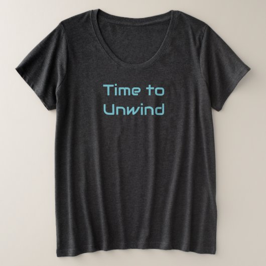 リラックスTシャツ プラスサイズTシャツ (デザイン正面)