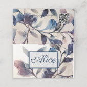 リラックマの葉っぱの名札カード - ライラックの花 プレイスカード (外部開封)