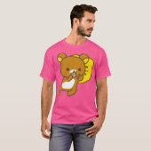 リラックマ食べクッキーかわいい Tシャツ (正面フル)