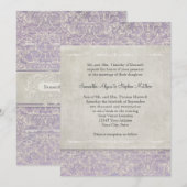 リラック・ヴィンテージ フレンチ リージェンシー ラック 刻印 ウェディング 招待状 (正面/裏面)