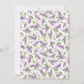 リラック&春の花リタイア招待状 招待状 (裏面)