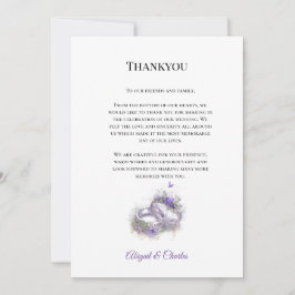 リラモダンック結婚スサンキューカード サンキューカード