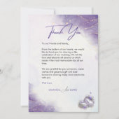 リラモダンック結婚スサンキューカード サンキューカード (正面)