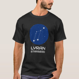 リランのスターシードTシャツ(こと座) Tシャツ
