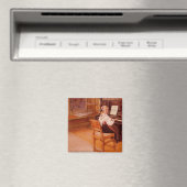 リランナがピアノでモーツァルトを練習 マグネット (インサイチュ (食洗機))