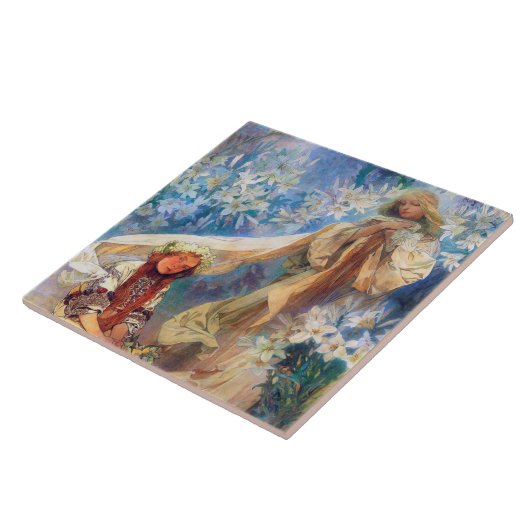 リリの聖母、ムハ タイル (側面)