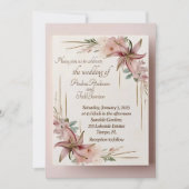 リリアステカー 招待状 (正面)