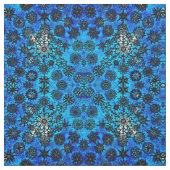 リリアンのアクアスノーフレーク ファブリック (見本)