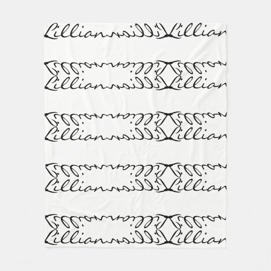 "リリアン"のフリースブランケット フリースブランケット (正面)
