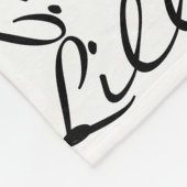 "リリアン"のフリースブランケット フリースブランケット (角)