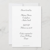 リリイオブザバレー招待状 招待状 (裏面)