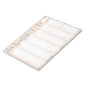 リリウィークリープランナー ノートパッド (アングル)