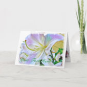 リリウム「カーサブランカ」 [グリーティングカード] カード (正面)