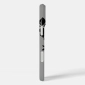 リリオイハイビスカスハワイアンフローラグレイ Case-Mate iPhoneケース (裏面 / 右)