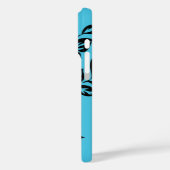 リリコイハイビスカスハワイアンフローラターコイズ Case-Mate iPhoneケース (裏面 / 左)