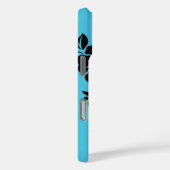 リリコイハイビスカスハワイアンフローラターコイズ Case-Mate iPhoneケース (裏面 / 右)