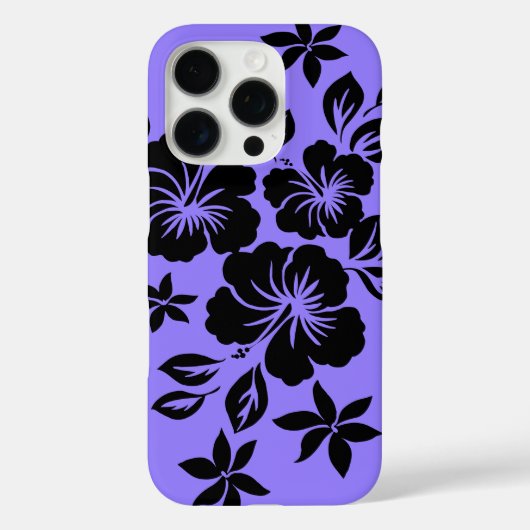 リリコイハイビスカスハワイアンフローララベンダー Case-Mate iPhoneケース (裏面)
