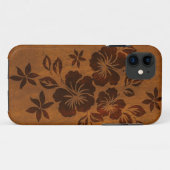 リリコイハイビスカスフェイクハワイアンウッドiPhone 5ケース Case-Mate iPhoneケース (裏面(横))