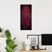 リリスのマトリックス赤 ポスター (ホームオフィス)