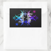 リリス魔女の色シール 長方形シール (バッグ)