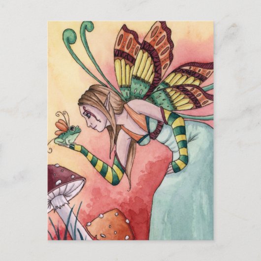 リリス – カエル妖精はがき ポストカード (正面)