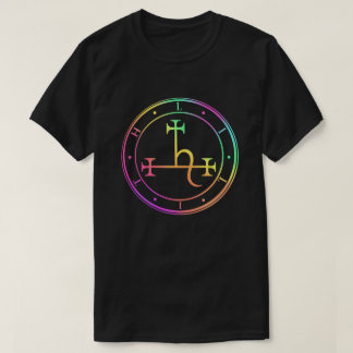 リリス・シギル。ダークムーン女神シールTシャツ Tシャツ