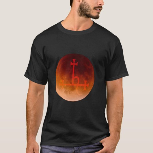 リリス・シギル・ムーン血の悪魔 Tシャツ (正面)