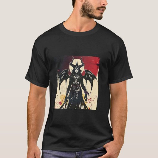 リリス 悪魔の母 Tシャツ (正面)