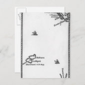 リリパットとブルフュスの地図 ポストカード (正面/裏面)