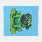 リリプグ フリースブランケット (正面(横))