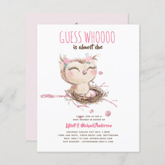 リリベットフクロウ赤ちゃんガールシャワー