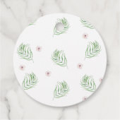 リリベットフクロウ赤ちゃんガールシャワー フェイバータグ (裏面)