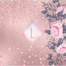 リリベットモノグラムロセゴールドフローラフィットプリンセス シール