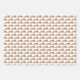 リリリカルアクロキャラクターシューズダンス先生スタジオ ラッピングペーパーシート