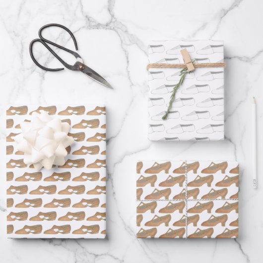 リリリカルアクロキャラクターシューズダンス先生スタジオ ラッピングペーパーシート (正面)