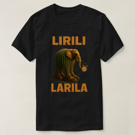 リリリ・ラリラ Tシャツ (デザイン正面)