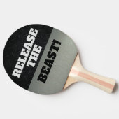リリーおもしろいスザビーストクールピンポン引用文 卓球ラケット (横)
