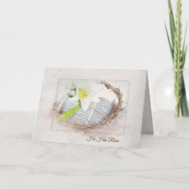 リリーとイースタークラウンとバイブル カード