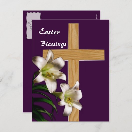 リリーとクロス復活祭のポストカード シーズンポストカード (正面/裏面)