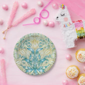 リリーとザクロのヴィンテージフローラ ペーパープレート (パーティー)