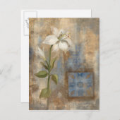 リリーとタイル ポストカード (正面/裏面)