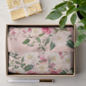 リリーと牡丹ピンクガーデン縦花束ピンク 薄葉紙 (ギフト)