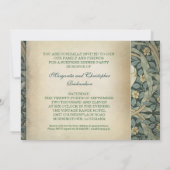 リリーと結婚40周年記念と写真 招待状 (裏面)