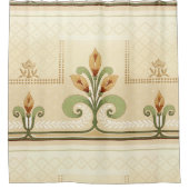 リリーのウィリアム・モリス列 シャワーカーテン (正面)
