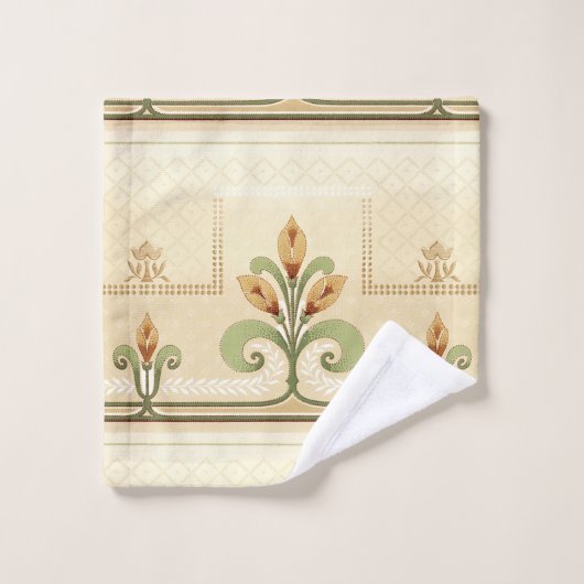 リリーのウィリアム・モリス列 バスタオルセット (ウォッシュタオル)