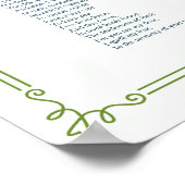 リリーのシュラウド – 愛と死に関する詩 – プリント (角)