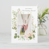 リリーの結婚後ブランチ招待状 招待状 (スタンド正面)