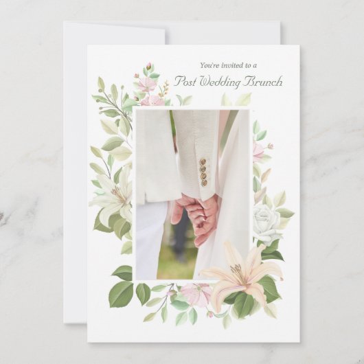 リリーの結婚後ランチ会 招待状 (正面)